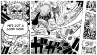 Zoro stops Gaban in the One Piece manga (Image via Shueisha)